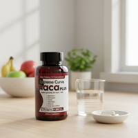 Capsules de Maca Noire Biologique, Complément Alimentaire pour la Santé Masculine, Suppléments Nutritionnels à Base de Plantes pour l'Énergie et la Vitalité