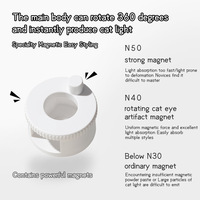Bâtonnet magnétique super puissant pour chat, effet 3D, pour plaques magnétiques, baguettes, outils de nail art et vernis à ongles effet œil de chat