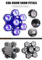 7X40W COB couleur rétro scène lumière DMX contrôle atomique Vintage halogène effet rétro Dj lumière