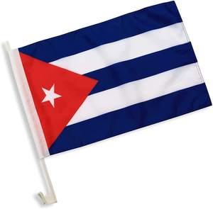 Bandera cubana personalizada de doble cara para exteriores, bandera cubana de alta calidad con poste, 18X12 pulgadas, venta al por mayor - Product Image 3