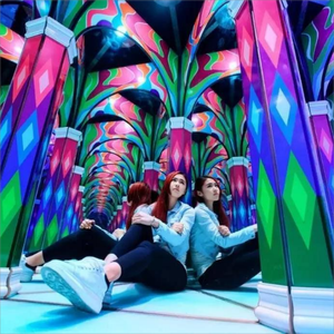 Sân chơi trong nhà thu hút thiết bị công viên gương Mê Cung trò chơi mê cung để bán trong trung tâm mua sắm - Product Image 1