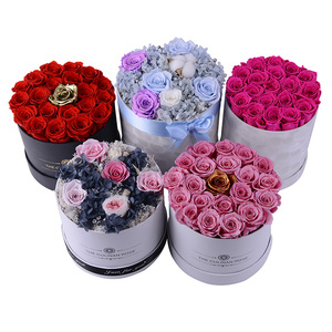 Commercio all'ingrosso conservato rosa un grado di 50 colori nounours en <span class=keywords><strong>rose</strong></span> eternelle perfetto di San Valentino vecchio <span class=keywords><strong>rose</strong></span> fiore di lunga durata - Product Image 6