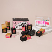 Vernis à ongles en gel UV tendance rose coloré à effet soak-off de la marque Badaga, vernis à ongles longue durée, fournitures de vernis à ongles, rose transparent