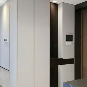 Hot Selling <b>Compact</b> <b>Wardrobe</b> with Sliding Doors and Hidden Storage Compartments for Bedroom Furniture Use - Product Image 3