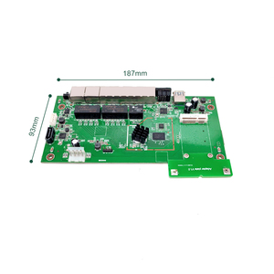 บอร์ดอะแดปเตอร์พอร์ตฮับเก็บข้อมูลสวิตช์กิกะบิตอุตสาหกรรม PCBA รุ่น Y117 ENIG แบบ ODM ผลิตจำนวนน้อยตามสั่ง - Product Image 4