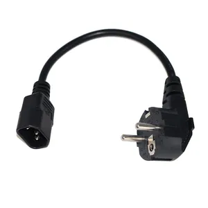 Vde Standard Cord Approval Europe 10A 250V European Electrical Iec C14 with Plug Eu Ac Euro French Type for Blender And Socket E