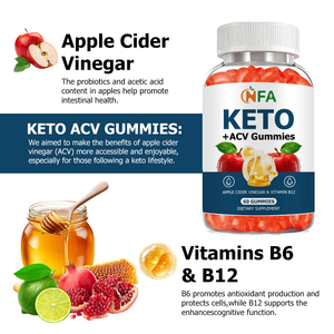 Gomitas Keto ACV OEM ODM con Polvo de Remolacha y Vinagre de Sidra de Manzana con Madre, Promueve la Salud Intestinal, la Digestión y el Control Corporal - Product Image 5