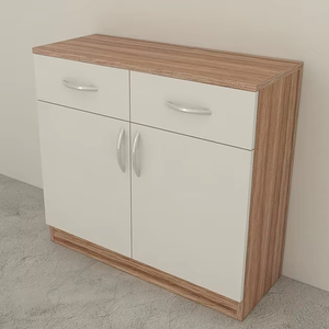 China Manufacturer <strong>Small</strong> <strong>Wood</strong> Two Door Office Storage Cabinets File <strong>Cupboard</strong> with Competitive Price - Product Image 1