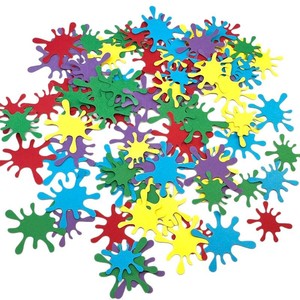 Décorations de fête en papier coloré DAMAI Paint Splash Confetti pour anniversaire, mariage, utilisation en intérieur - Product Image 1