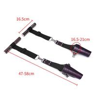 Menottes en cuir artificiel pour porte, hommes femmes, verrou de chasteté, menottes sexuelles, verrous BDSM, verrous de bondage, attaches, menottes