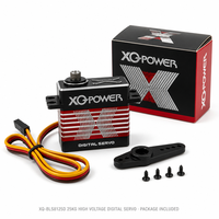 Servomoteur pour drone quadricoptère XQ-BLS8125D 25kg, rapide 0.07s, brushless, étanche, engrenage en acier inoxydable, boîtier en aluminium CNC, 8.4V