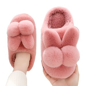 Pantuflas de Mujer con Forro Polar, Gruesas, de Color Sólido, para el Hogar, Otoño Invierno, Zapatos de Interior para Posparto - Product Image 5