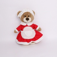 Tétine en peluche Chef Ours en peluche CE ASTM OEM ODM à bas quantité minimale de commande Logo personnalisé Poupées en peluche Animal en peluche peluches personnalisées Coton