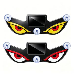 Devil Eye Car Window <b>Light</b> Solar Powered Photosensitive Vibration Flashing Warning <b>Light</b> Suction Cup Installation Acrylic - Product Image 2