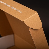 Boîte en carton ondulé pour avion en papier, emballage alimentaire, fabrication directe