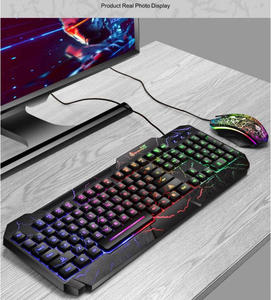 शिपयार्ड वायर्ड यूएसबी आरजीबी गेमिंग कीबोर्ड एर्गोनोमिक वाटरप्रूफ क्रैक कीबोर्ड डेस्कटॉप गेमर्स के लिए d620 - Product Image 4