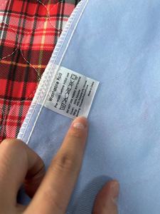 Almohadilla de orina suave reutilizable para perros, colcha lavable de uso diario para mascotas, almohadilla de orina roja y azul a cuadros - Product Image 4
