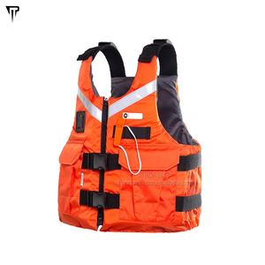 سترة نجاة JTRDA خفيفة الوزن بألوان زاهية للبالغين والأطفال مع جيب وصافرة إنقاذ معتمدة من CE للرياضات المائية - Product Image 4
