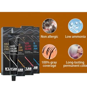 Crema Colorante Professionale <span class=keywords><strong>per</strong></span> <span class=keywords><strong>Capelli</strong></span> Semi-Permanente Naturale <span class=keywords><strong>Viola</strong></span> Senza Ammoniaca <span class=keywords><strong>per</strong></span> Salone - Product Image 3