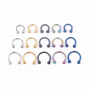 <span class=keywords><strong>Anneau</strong></span> de nez en acier inoxydable Piercings de nez Helix <span class=keywords><strong>Piercing</strong></span> d'<span class=keywords><strong>oreille</strong></span> Femmes Hommes Anneaux de septum Bijoux de <span class=keywords><strong>piercing</strong></span> corporel - Product Image 5