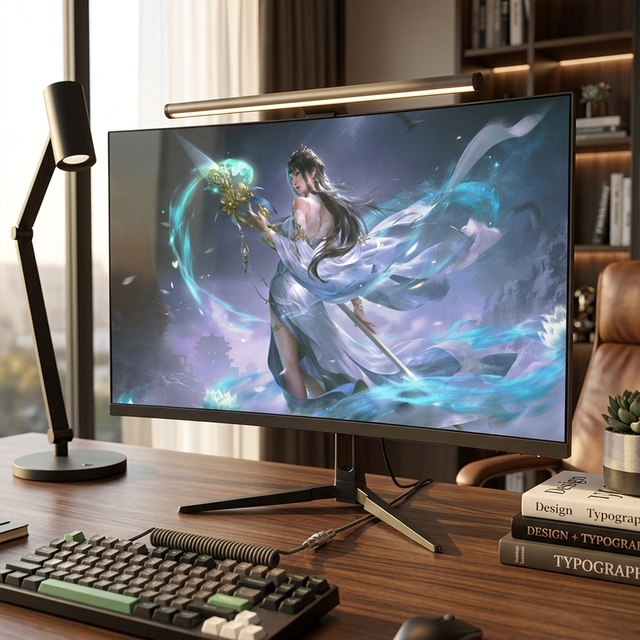 Professional 1000:1 Contrast IPS Panel 1080P LED Gaming Monitor 23.8/24 Inch 60Hz 1ms Response Time 90% SRGB