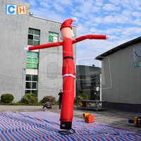 5M Décoration de Noël Père Noël Gonflable Air Man Publicité Gonflable Air Dancer