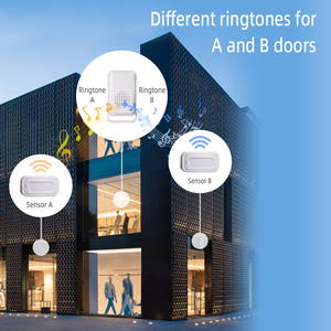 กริ่งประตูส่งเสียงดัง30เมโลดี้360ปรับ ° ได้เซ็นเซอร์จับการเคลื่อนไหวแบบไร้สาย - Product Image 4