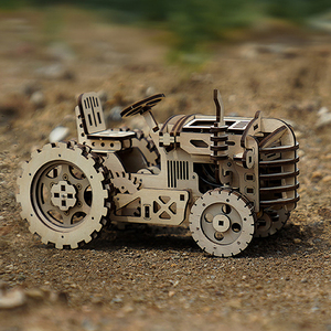 Modèle de tracteur <span class=keywords><strong>en</strong></span> <span class=keywords><strong>bois</strong></span> à engrenages mécaniques Robotime <span class=keywords><strong>ROKR</strong></span> LK401 certifié CPC, puzzles <span class=keywords><strong>en</strong></span> <span class=keywords><strong>bois</strong></span> 3D - Product Image 6