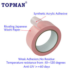 Nastro Adesivo Giapponese Washi Topman 24mm X 18M Monofacciale per Sicura Protezione e Mascheratura di Vecchie Pareti e Pitture - Product Image 4