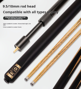Stecca da Biliardo Omin Professionale Modello <span class=keywords><strong>Prima</strong></span> Mano, Ottima Rettilineità, Ottima Sensazione di Gioco, Punta da 9.5mm, Divisibile in 3/4 - Product Image 1