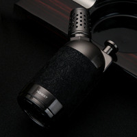 Honnête forte flamme bleue butane gaz allume-cigare coupe-vent briquet de table