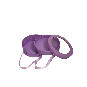 Scatola Regalo Rotante Creativa a <span class=keywords><strong>2</strong></span> Strati in Stock (Personalizzazione Accettata) con Finestra in PVC per Fiori e Cioccolato - Product Image 3