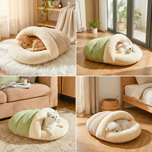 Cama para Perros de Terciopelo Transpirable y Funcional, Cama de Masaje para Perros, Cama para Gatos, Nido para Gatos, Muy Popular - Product Image 5