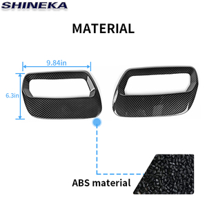 Phụ Tùng Xe Hơi Ford Mustang Các Bộ Phận Bên Ngoài ABS 2Pcs Silicone Xe Phía Trước Mui Xe Vent Đúc 2018 + Bìa Trim - Product Image 3