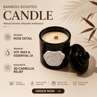 Benutzerdefiniertes Logo Schwarze Glas-Sojawachs-Aromatherapie-Kerze - Private Label OEM/ODM Geringe Mindestbestellmenge Großhandel Guangdong Individuelle Form für Zuhause