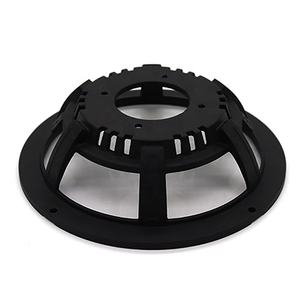 定制制造压铸嵌入式筒灯支架现货铝合金照明外壳喷砂氧化零件 - Product Image 1