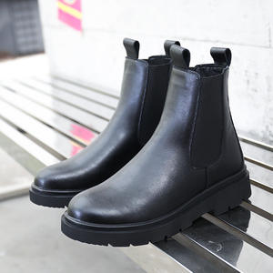 Nouvelles Bottes Chelsea pour Hommes 2026 – Style Britannique Automne-Hiver, Bottes Chukka Mi-Hautes en Cuir Véritable Antidérapantes pour Extérieur et Quotidien - Product Image 5