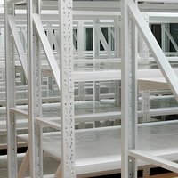 Système de rayonnage sélectif à moyenne charge pour entrepôt, rayonnage de stockage de pneus, stockage industriel sans boulons, protection contre la corrosion, résistant au froid