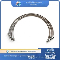 Ensemble de tuyau de manomètre hydraulique en acier inoxydable résistant à la pression, à l'ozone et ultra-résistant à l'usure