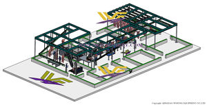 Prix d'usine Abattoir 50 - 100 Porcs Par Jour Équipement De Ligne D'abattage pour Machine D'abattoir - Product Image 6