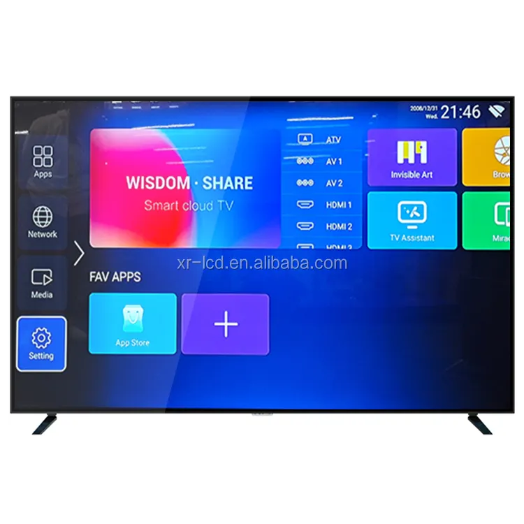 32 43 50 55 65 70 Inch New China Tv Factory Cheap Flat Screen Televisions High Definition 1080p Universal Lcd Led Tv 75 inch