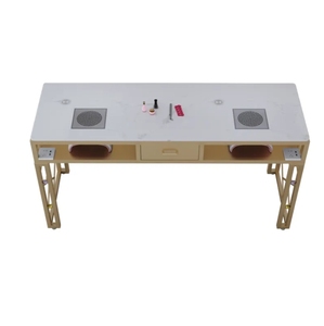 Light Luxury <b>Nail</b> Technician <b>Table</b> and Chairs <b>Nail</b> Care Manicure <b>Table</b> - Product Image 4