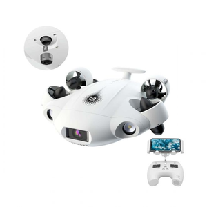 FiFish V-EVO Quadcopter Subacuático con Cámara 4K 60fps, 100m de Profundidad, 360° °   Cerradura con Visión Inteligente Omnidireccional, 5000 Lúmenes LED - Product Image 3