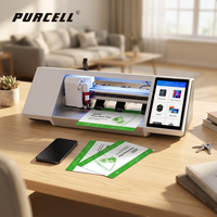 Cortadora de Película Protectora de Pantalla de Vidrio Nano PET 5H 7H 9H para Teléfonos Móviles Purcell, Máquina de Corte de Vidrio con Cuchilla Automática