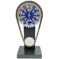 Horloge murale en métal de style mécanique européen, horloge à quartz artistique avec aiguilles, décoration créative pour bar, restaurant, horloge de bureau