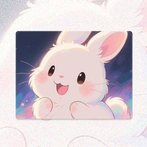 แผ่นรองเมาส์กระต่ายน่ารักขนาดเล็กสไตล์การ์ตูนสำหรับบ้านและสำนักงาน - Product Image 1
