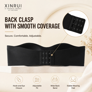 <span class=keywords><strong>Sujetador</strong></span> Bandeau <span class=keywords><strong>sin</strong></span> Tirantes para Mujer, <span class=keywords><strong>sin</strong></span> Varillas, Acolchado, Suave, Elástico e Invisible, Ideal para Vestidos con Hombros Descubiertos - Product Image 2