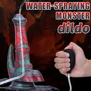 Фантазийный водоспрей-монстр-дилдо в виде инопланетного животного, эякулирующий дилдо-лошадь с присоской, секс-игрушки для женщин, мужчин и геев - Product Image 2
