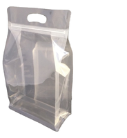 Bolsas de Fondo Plano con Cierre Vertical de Ocho Lados, Selladas, de Grado Alimenticio, Duraderas, Reciclables, para Sushi, Pizza, Leche, Comida para Mascotas