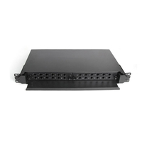 Unionfiber 19" 1U 24 ports ODF, Distributeur optique 1x32, Montage en rack, Cadre de distribution optique 24 fibres (ODF)